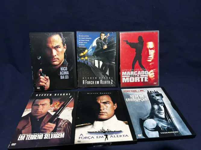 Coleção Dvds Steven Seagal