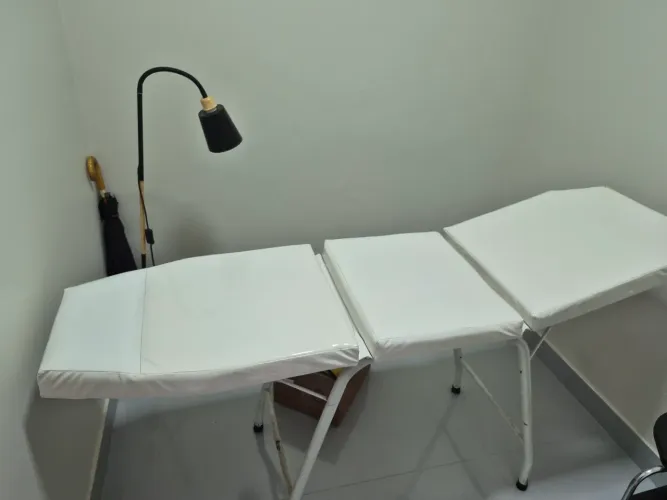 Maca de massagem e procedimento estéticos.