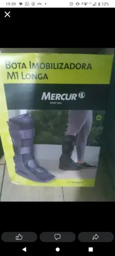 Bota ortopédica imobilizadora