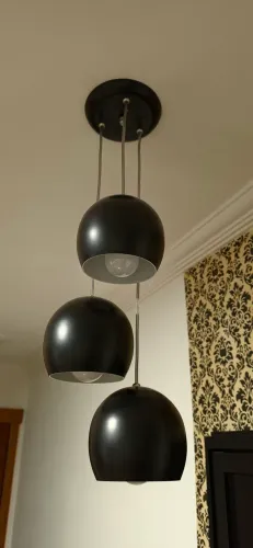 Lustre pendente triplo