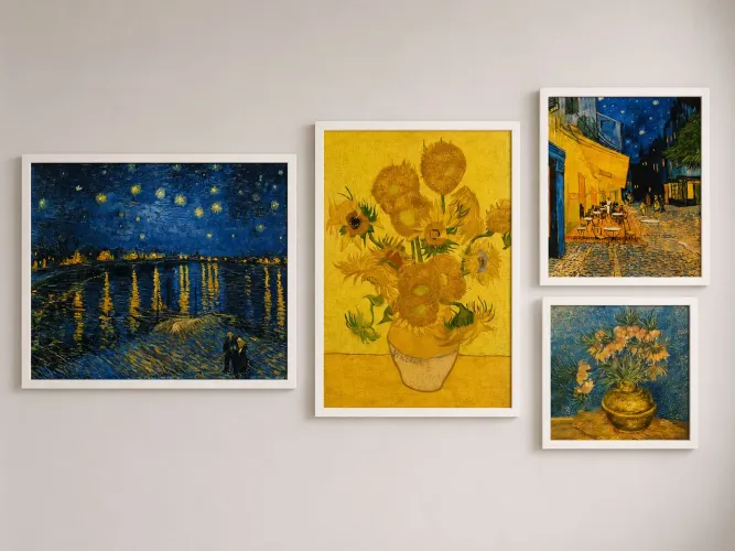 Conjunto Quadros Van Gogh