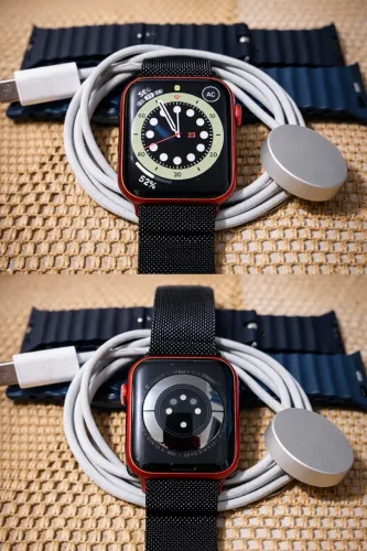 ? Apple Watch Série 6 RED 44mm ? 79% Bateria | Completo + Aceito Cartão