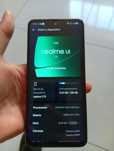 Realme C75 NFC 128g 16g ram
