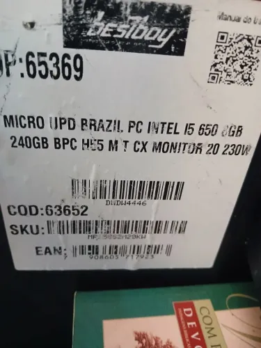Vendo computador PC INTEL I5 - VALOR 800,00 A VISTA FAÇO MENOS