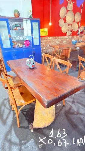 Mesa rústica  jaqueira 1,63x0,67