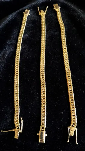 Semi joias banhada a ouro 18k