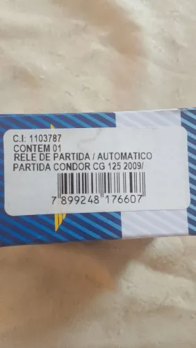 Relé de partida 160/Broz