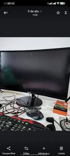 Monitor Samsung Curve 27 polegadas Novíssimo