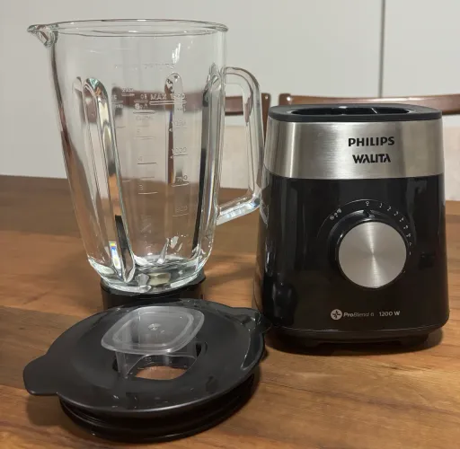 Liquidificador Philips Série 5000 com 12 Velocidades e Jarra de Vidro com 2 Litros