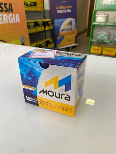 Bateria Moura original para motos de 100cc a 160cc