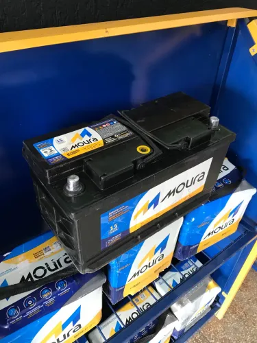 Bateria moura 100ah semi nova