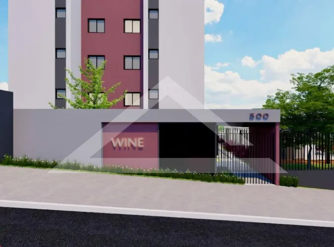 Apartamento à venda no Edifício Wine Residence, próximo a Rodovia José Fregonezi - Ribeirã