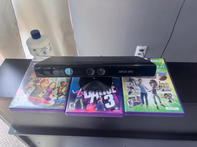 Kinect Xbox 360 + coleção jogos