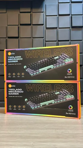 Teclado Mecânico Sem fio, Basike 75% / SELECT PCBUILD