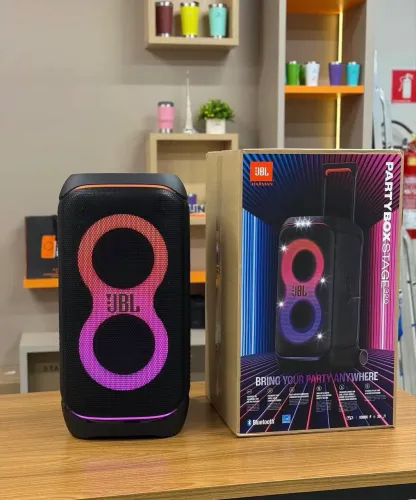 JBL PARTYBOX 320 PRETA (LACRADA) - PROMOÇÃO!!