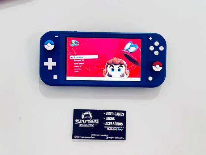 Nintendo Switch Lite DESBLOQUEADO!! 32GB + 128GB (Aceito Cartão)