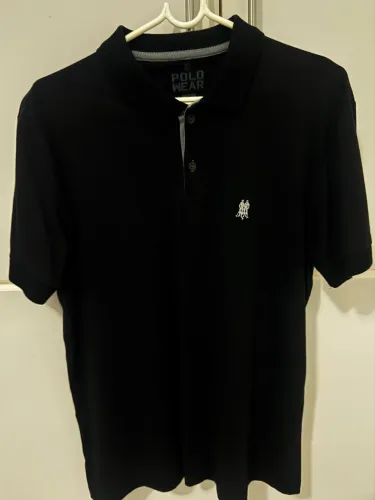 Camisa Polo Wear preta