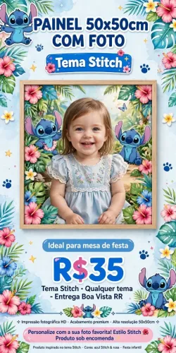 Painel pra sua festa (papel fotográfico glossy alta qualidade)