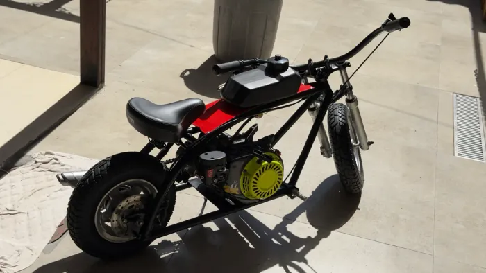 Mini moto com motor estacionário 