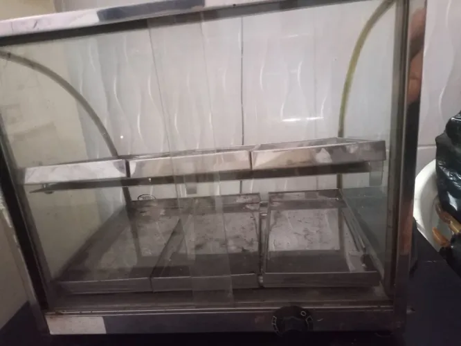 Vitrine para salgados 