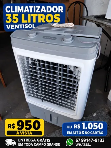 Climatizador 35 Litros Novo na Caixa Com Entrega Grátis