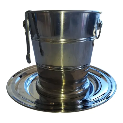 Baixela inox Tramontina service line + 1 Balde de Champanhe 6 L