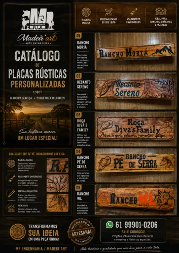 Placas entalhadas 