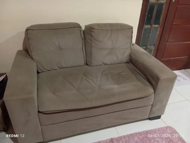 Sofá suede