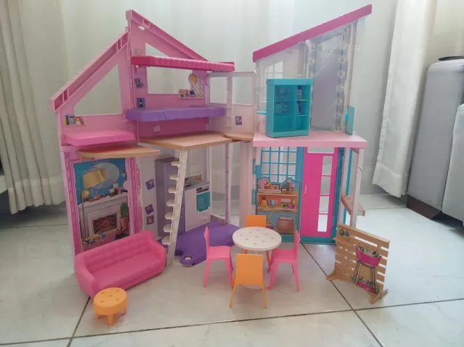 Casa da Barbie Malibu Mattel 90 cm Rosa