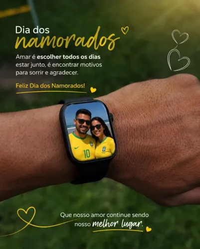 ? Smartwatch Completo + 3 Pulseiras Extras por Apenas R$197 no Pix!