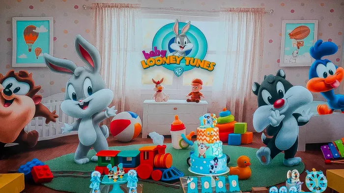 Painel Sublimado Baby Looney Tunes