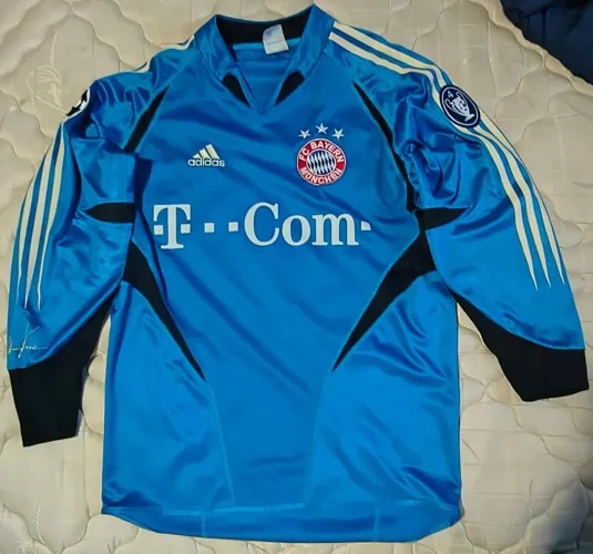 Camisa Bayern de Munique Champions League 2004 Oliver Kahn 