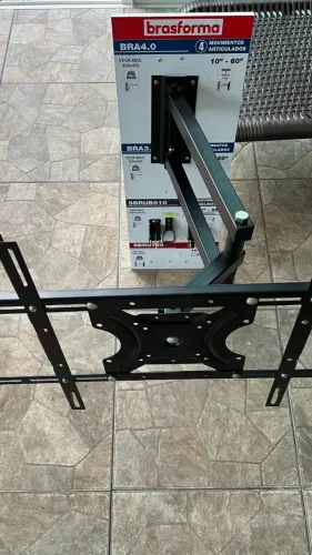 Suporte Para Tv Até 70 Pol. Braço Longo -sbrp2440 Cor Preto Brasforma