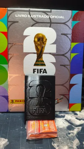 Álbum da Copa do Mundo 2026 - Completo (Capa Dura Prata) + Kit de Atualização