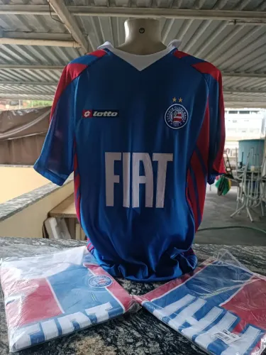 Camisa Esporte Clube Bahia 2008 - Oficial Lotto - Nova na Sacola (Raridade)