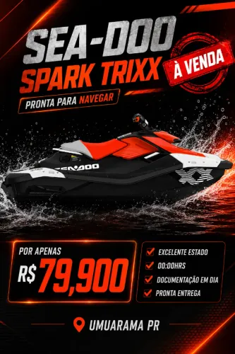 2025 SEA-DOO 00:00hrs Spark Trixx (JetSki)