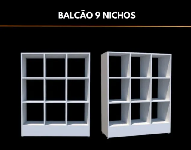Balcão 9 Nichos