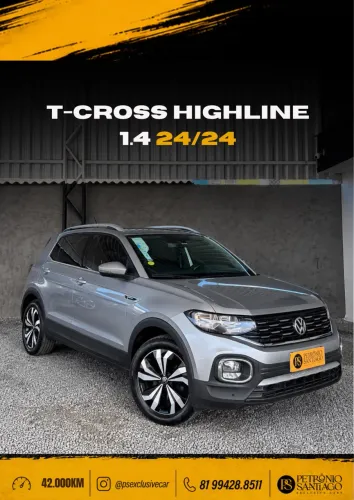 Volkswagen T-Cross Highline 1.4 TSI Flex 16V 5P AUT 2024