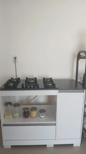 Fogão cook top com balcão