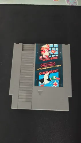 Super Mario Bros. + Duck Hunt - Jogo original seminovo