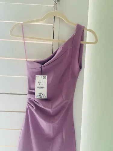 Vestido Zara assimétrico PP - NOVO