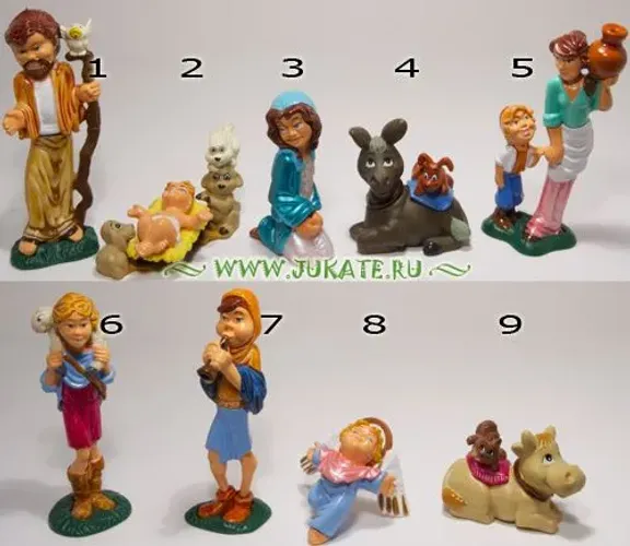 Kinder Surpresa Presépio 1998.