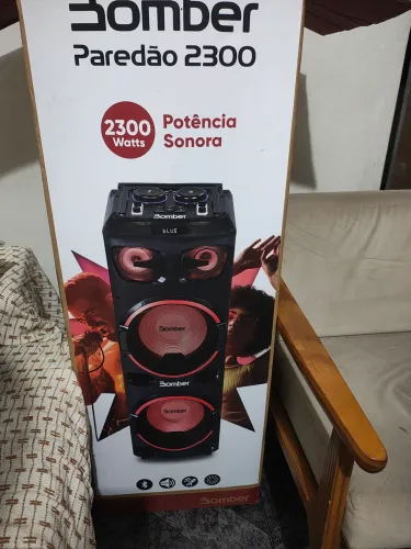 Caixa de Som Bomber Paredão 2300 Watts - Semi-Nova na Caixa (Impecável)