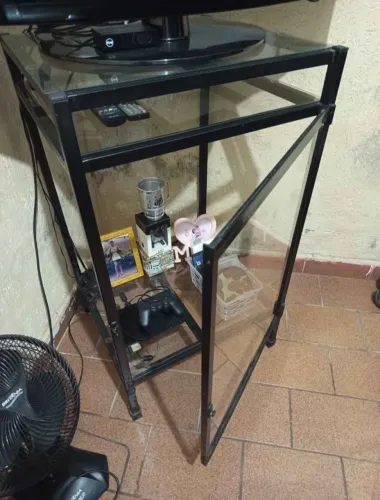 Rack de vidro