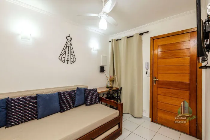 Kitnet com 1 dormitório à venda, 27 m² por R$ 220.000,00 - Canto do Forte - Praia Grande/S