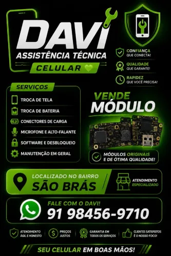 Assistência técnica Davi celular ?
