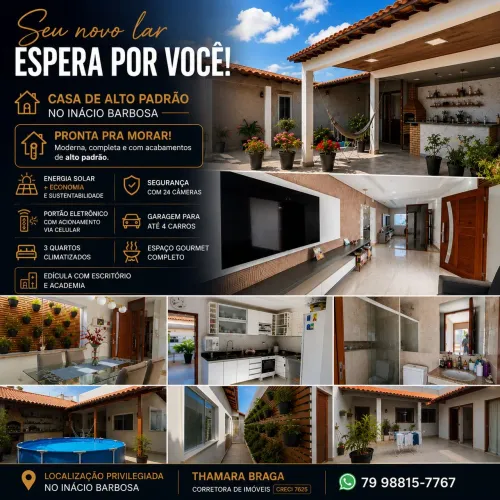 CASA NO INÁCIO BARBOSA PRONTA PARA MORAR