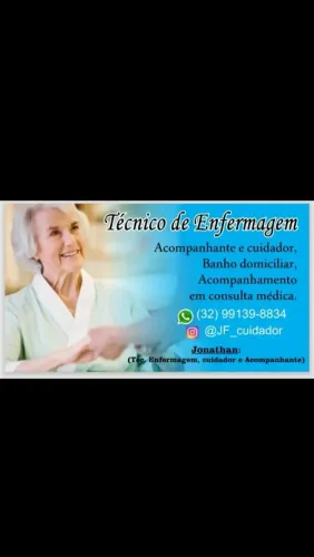 Vaga cuidado de idoso