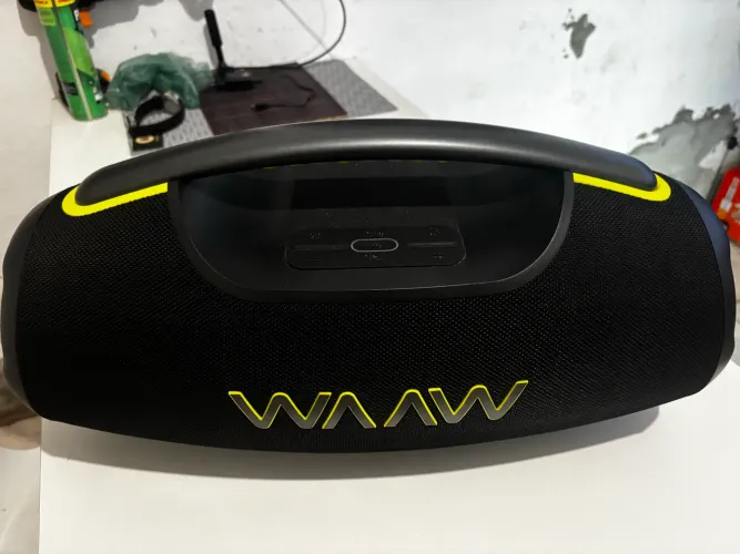 Caixa De Som Boombox Waaw Alok Hyperboom 1000