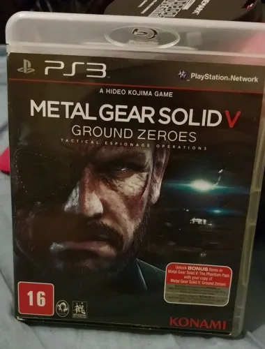 PS3 Metal Gear Solid V ground heroes zerado